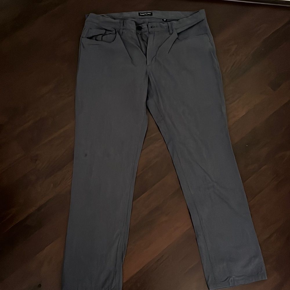 Lightweight gray slacks 